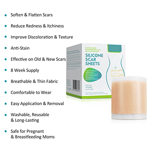 Fita de remoção de cicatriz de silicone | Fita Cicatriz Para Cicatrizes Cirúrgicas - Tiras de silico