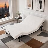 Electric Adjustable Bed Frame with Remote, Head & Foot Incline Base, Queen