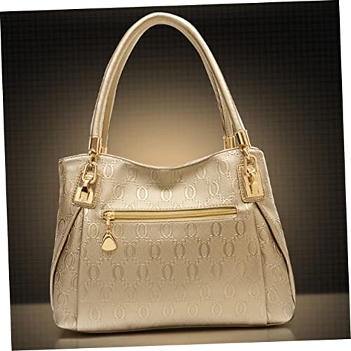 Homoyoyo Purse Tote Bag for Women 3-piece Set Shoulder Bag Zipper Pockets Phone Pocket4