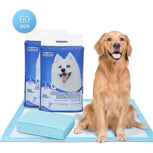 Nobleza - 60 x Empapadores Perros Alfombrilla higiénica de Entrenamiento para Perros. Ultraabsorbente 90cm*60cm