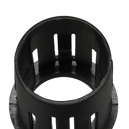 Fixation diode électroluminescente support LED 10mm plastique noir