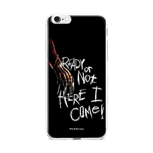 Ert Group Funda para teléfono móvil iPhone 6/6S Original y con Licencia Oficial de Horror con diseño Nightmare of ELM Street 001 Adaptada a la Forma del teléfono móvil, Funda Hecha de TPU