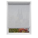 MYshade Custom Light Filtering Roller Window Shades Corded Roller Shades for Windows Waterproof Fabric Easy to Install