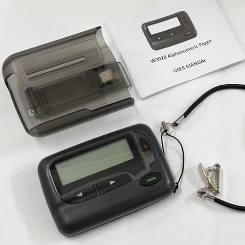 Programmable Alphanumeric Pager (Black, 460-464 MHz) - Thumbnail 3