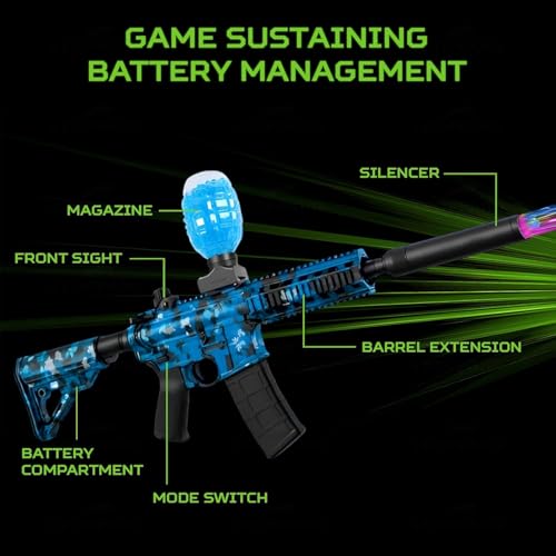 Image of Fresh Gel Blaster Gun Automatic Gun for Kids-Adults Electric Operated High Speed Including 5000 Gel Balls for Kids and Adults.A2