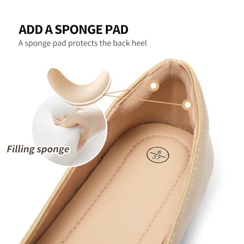 Image of FINIWOR Loafers for Women Flats Shoes Women Pointed Toe Dress Shoes Comfortable Memory Foam Penny Loafers Slip On Shoes