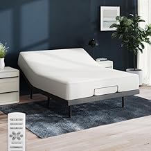 Nectar Full Adjustable Base & 13 Premier Mattress - Head & Foot Incline - Medium Firm Gel Memory Foam - Dual Action Cooling - Wireless Remote - 3 Massage Settings - 365-Night Mattress Trial