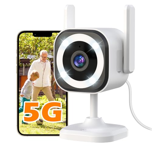 5G Camera for Home Security, 2K Outdoor/Indoor Security Cameras,...