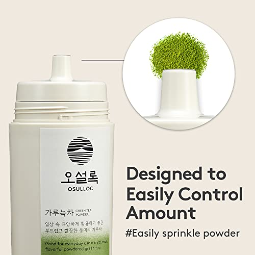 Osulloc Matcha Powder (Unsweetened), Premium Organic (Usda) Pure Leaf Green Tea From Jeju, 1.41 Oz, 40G #TOP2