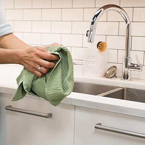 Now Designs Ripple Cotton Dish Towels, Set of 2, Sage 2 by Now Designs - Used condition - Image 6