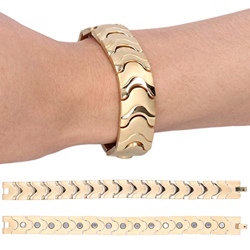 Pulseira de emagrecimento opcional de 2 cores, linda pulseira de terapia magnética feminina para alí