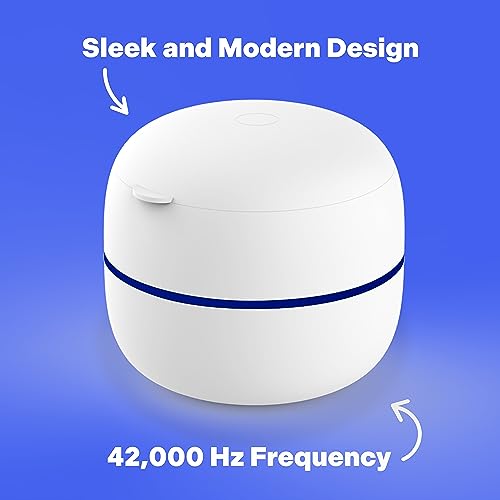 Image of Ultrasonic Retainer Cleaner Machine with UV Lights for Invisalign, Aligner, Night Guard, Denture, Whitening Tray, Mouth Guard and Toothbrush Head - Dental Ultrasonic Cleaning Pod