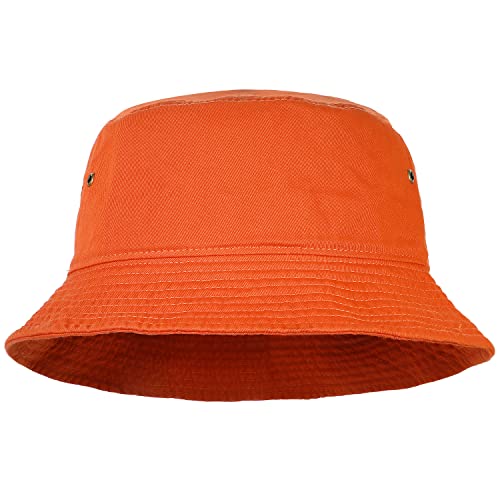 Image of Falari Men Women Unisex Cotton Bucket Hat 100% Cotton Packable for Travel Fishing Hunting Summer Camp