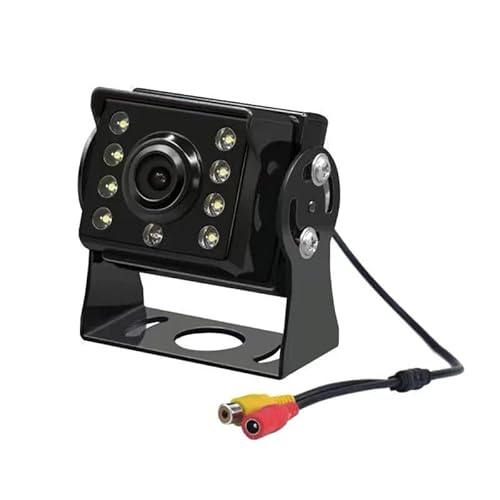 EVERSECU Wired Backup Camera, 12V-24V Wide Range Input​ Reversing Camera, Waterproof Night Vision Wide View Angle Rear View Camera with RCA Connector for RV Camper Truck Trailer Bus Van