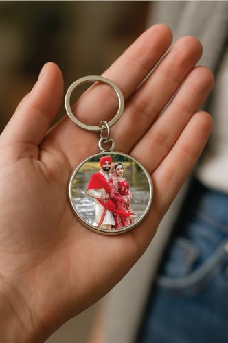 Image of magical gifts Customized Keychains, Unique Personalized Key RIngs and Charms with Your Photos /Name /Design for Bags /Bikes /Car and Gifting Purposes
