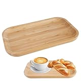 Xyvor Pequeña Bandeja de Bambú Madera, Artículos Pequeños