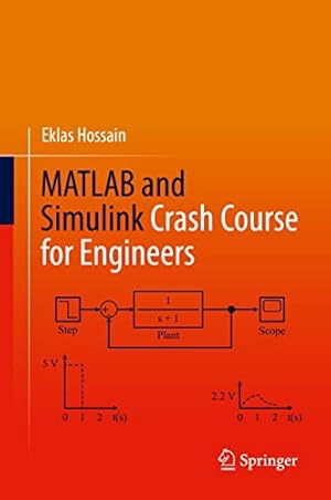 Book cover MATLAB and Simulink Crash Course for Engineers