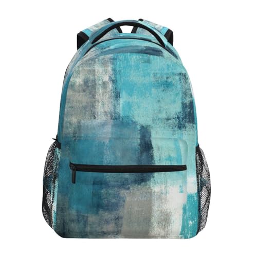 Sac à dos bleu sarcelle pour étudiant et sac à livres fille