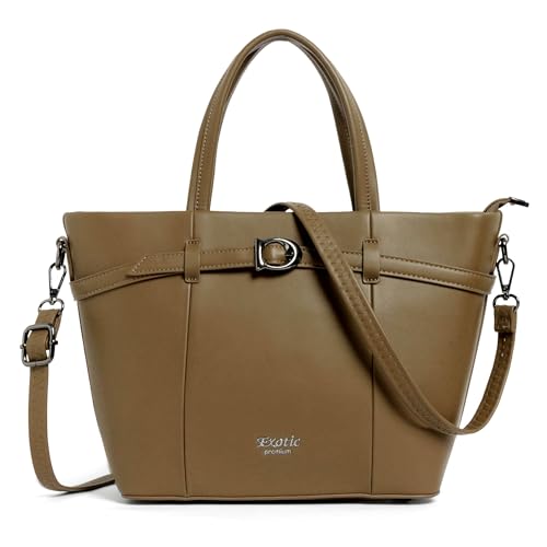 Image of EXOTIC Premium Structured Tote Bag for Women | Handbag with Sling Strap | Elegant Office & Casual Bag