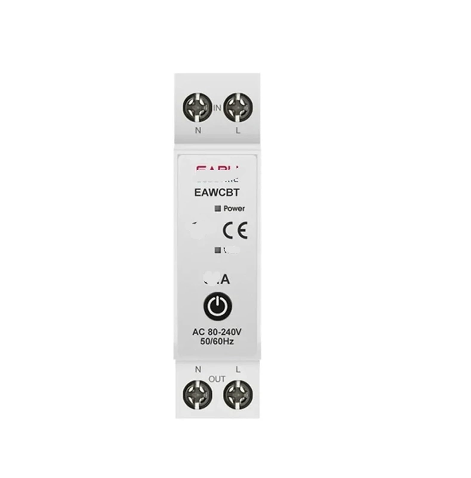 JNVFTCUX Intelligent Circuit Breaker 1P+N 63A Timer Power Energy kilowatt-Hour Voltage and Current Meter Protector Voice Remote(50a)