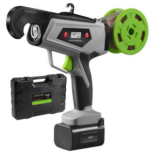 URJWAN Legatrice per Piante Portatile, Legatrice Elettrica per Vigneto, Legatrice per Nastro da Giardinaggio per Vite da Giardino, per Pomodori UVA Verdure Fiori Frutta