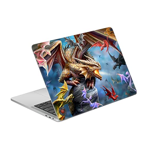 Sticker MacBook Pro 13 anti-rayure vinyle haute précision motif dragon Anne Stokes