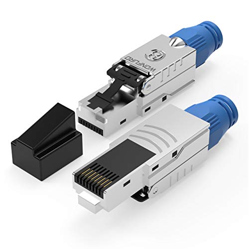 Cat8 Cable Connector [GHMT & DSX8000 Certified] RJ45 Metal