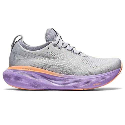 ASICS Nimbus 25 Straßenlaufschuhe für Frauen Grau Violett 40 EU