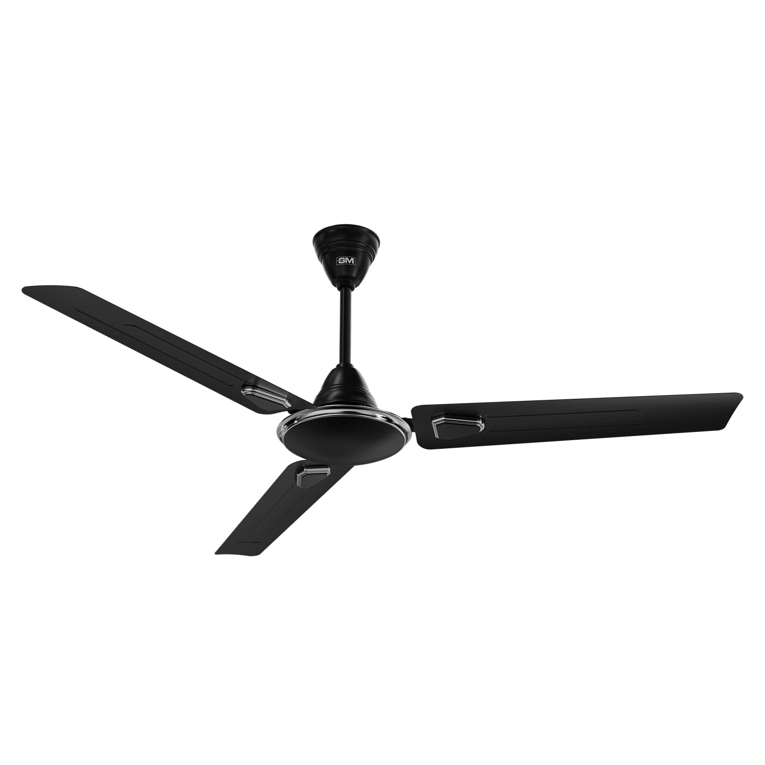 GM Air Breeze 1200mm Ceiling Fan | Grey | High-Speed 400 RPM | Energy-Efficient Copper Motor | Superior Air Delivery | Low Noise | Double Ball Bearing | Metallic Finish | 25-Month Warranty