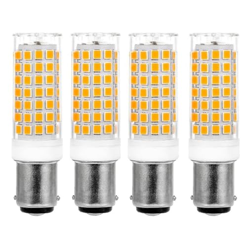 ShuoHui Ampoule LED B15 B15D 6 W de rechange 75 W B15D 690 lumens Blanc chaud 2800 K Angle d'éclairage 360° Intensité variable 230 V AC (4)