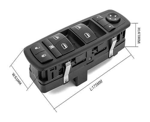 Interrupteur de lève-vitre Dodge Grand Caravan bouton commande fenêtre principale - 2
