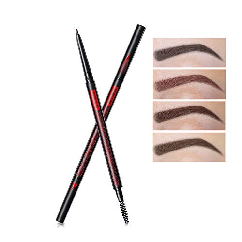 Retractable Eyebrow Pencil Blonde – MEIKING Micro Brow Pen Definer with Brush Eyes Makeup 0.002 oz (#04 Blonde)