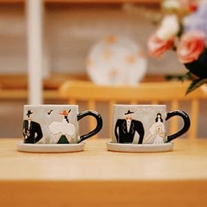 Couplecoffeemugsetengagementgiftweddinggiftsforbrideandgroomweddinggiftsforcouplebridalshowergiftshandmadeceramiccoffeemugssetsof2 Urban Country Home Decor Couple coffee mug set engagement gift wedding gifts for bride and groom wedding gifts for couple bridal shower gifts handmade ceramic coffee mugs sets of 2 urban country home decor