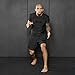 Elite Sports New Item Standard Short Sleeve Compression, Mma, Bjj, No Gi, Cross Training Rash Guard, XX-Large, Black