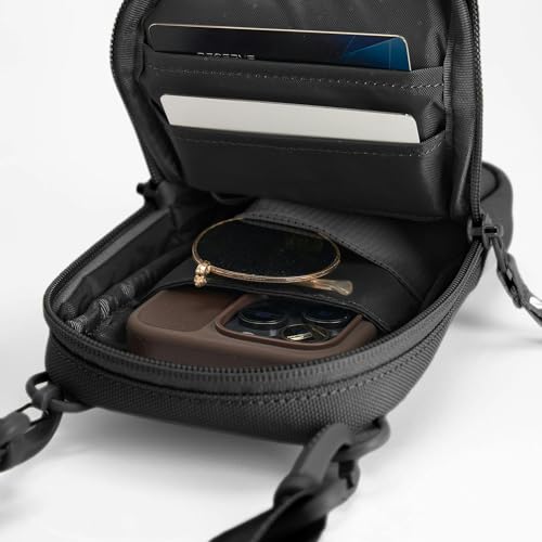 Incase A.R.C. Small Crossbody Bag, Recycled Polyester, Fits iPhone Pro Max, External Pocket, Adjustable Strap, Travel Sling3