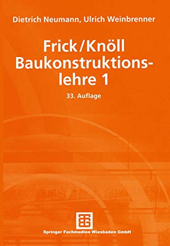 Baukonstruktionslehre 1.