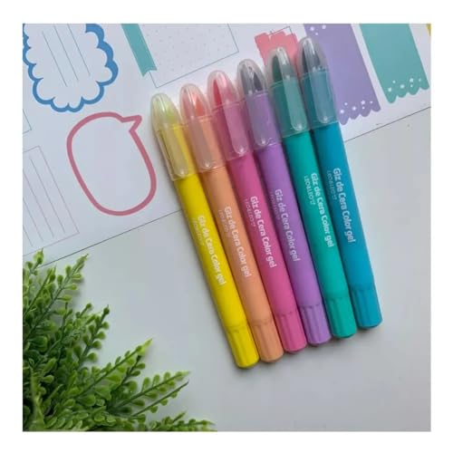 Giz Gel 6 Cores Leo&leo Aquarela