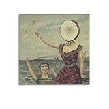 In The Aeroplane Over The Sea Neutral Milk Hotel Canvas Poster Bedroom Decoration Landscape Office Valentine's Birthday Gift Unframe-style12x12inch(30x30cm)
