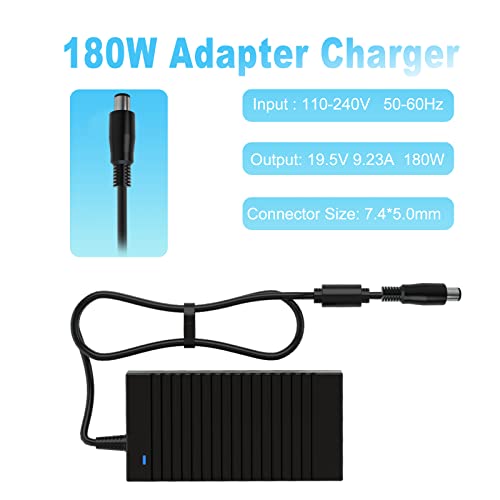180W Dell Adapter Laptop Charger For Dell-Alienware 14,15,15 R2,17 R3,M17X R4,X51,X51 R2,Xps 12, Latitude 3330, E5250, E5440, E5450, E5540, E5550, E5570, E6440, E7240, E7440,Precision M4700,M4800 #TOP1