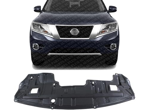 Image of AUTOS PARTS PLUS Front Engine Splash Shield Under Cover Direct Replacement Compatible with 2013-2014 Nissan Pathfinder / 2014 Infiniti QX60 NI1228147 758923JA0B