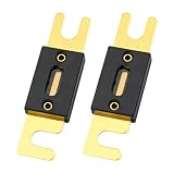 Baomain ANL Fuse ANL-120 120 Amp 120A for Car Vehicles Audio System Sheet Gold Tone 2 Pack