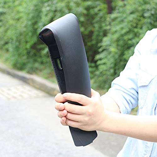 Garde-Boue de vélo, Garde-Boue de vélo électrique, Ensemble de Garde-Boue en Plastique PVC Flexible pour Garde-Boue Avant/arrière de vélo, vélo de Route, VTT (Noir)