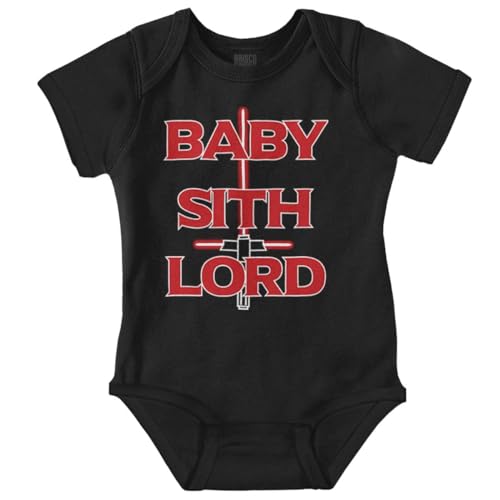 Image of Brisco Brands Baby Space Lord Dark Galaxy Ruler Baby Romper Boys or Girls
