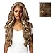 Sensationnel Bare Lace 13X6 Wigs - Unit 4 Lacefrontal Glueless Synthetic 180 Degree Preplucked Hairline (LIGHTASHBROWN)