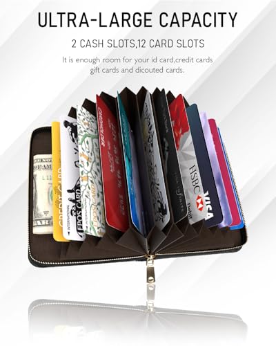 Image of Credit Card Holder, Stylish RFID-Blocking Slim Wallet, Custom A