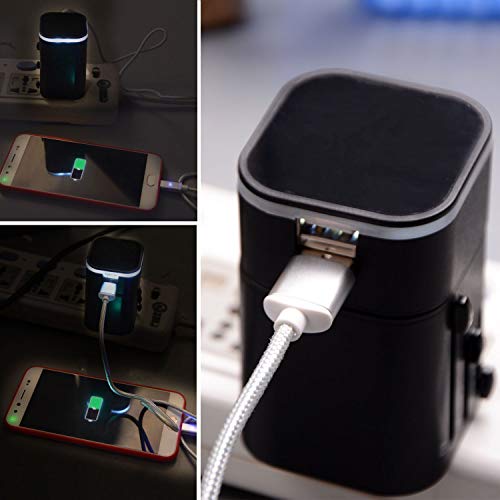 Viaggio Adattatore Caricabatterie,Moobom in Tutto