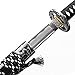 YONG XIN SWORD-Samurai Katana Sword, Japanese Handmade, Practical, 1045 Carbon Steel, Tempered/Clay Tempered, Full Tang, Sharp, Scabbard