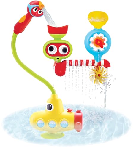 Yookidoo Bath Toy Submarine Spray Station with A Water Pumping System and Hand Shower Best Toy for Babies and Toddlers (Open Box)
