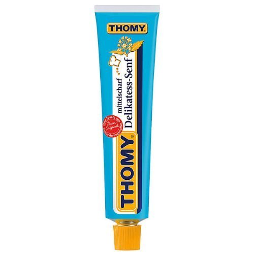Thomy Delikatess-Senf (Mild Mustard) in Tube (100 ml) Cover
