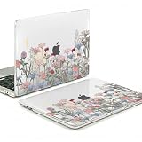 JZ Osłona ochronna do MacBook Neo 13 cali 2026 (model A3404, procesor A18), artystyczna kwiatowa cienka osłona twarda, idealnie dopasowana z otworami wentylacyjnymi - G